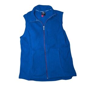 Lands End Blue Vest Size Small
